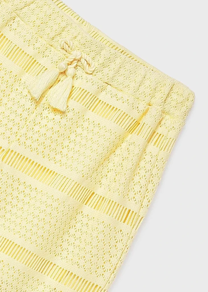 mayoral Παντελονι μακρυ τυπου crochet 26 6550 34 Βανίλια