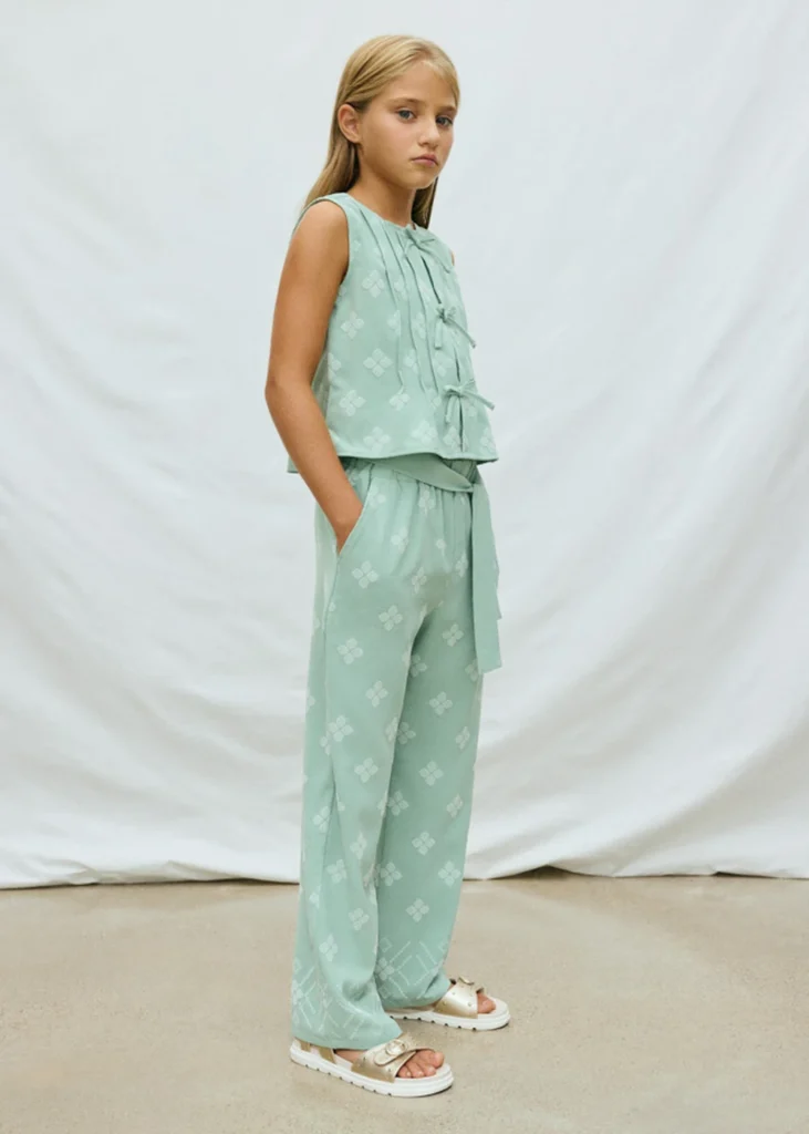 mayoral Παντελονι μακρυ Σταμπωτό 26 6553 40 Μπεζ