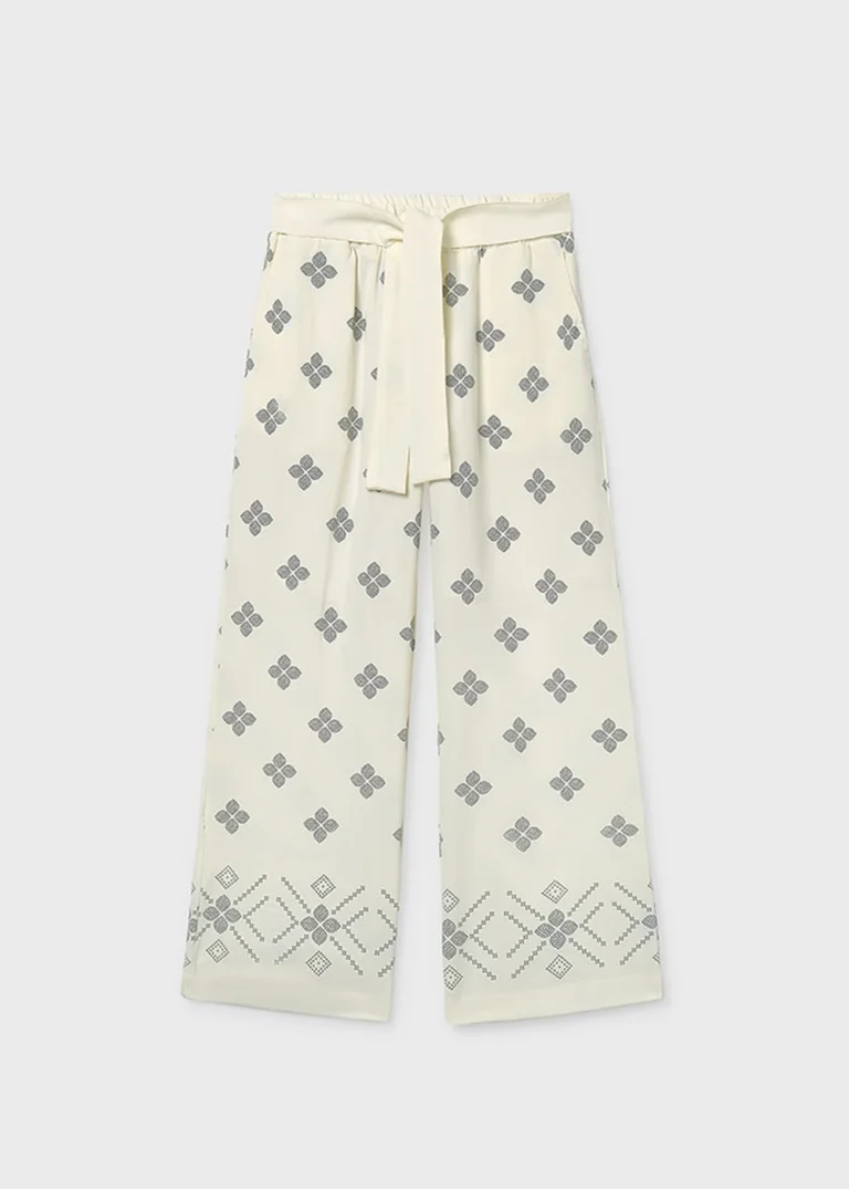 mayoral Παντελονι μακρυ Σταμπωτό 26 6553 40 Μπεζ