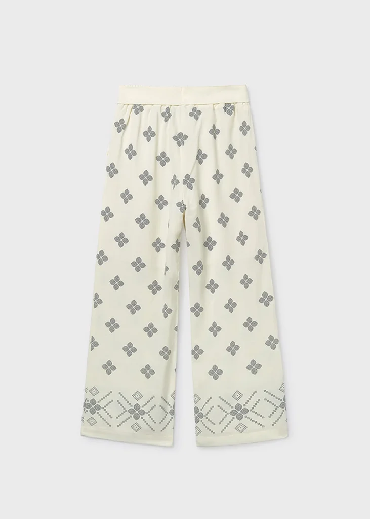 mayoral Παντελονι μακρυ Σταμπωτό 26 6553 40 Μπεζ