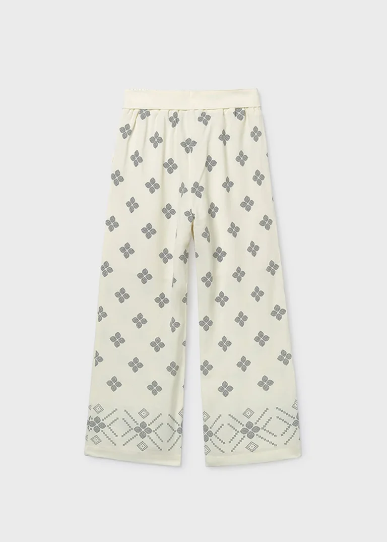 mayoral Παντελονι μακρυ Σταμπωτό 26 6553 40 Μπεζ