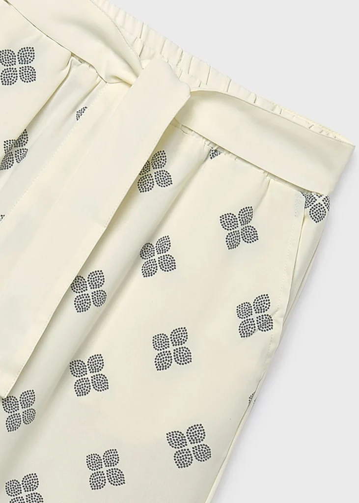 mayoral Παντελονι μακρυ Σταμπωτό 26 6553 40 Μπεζ