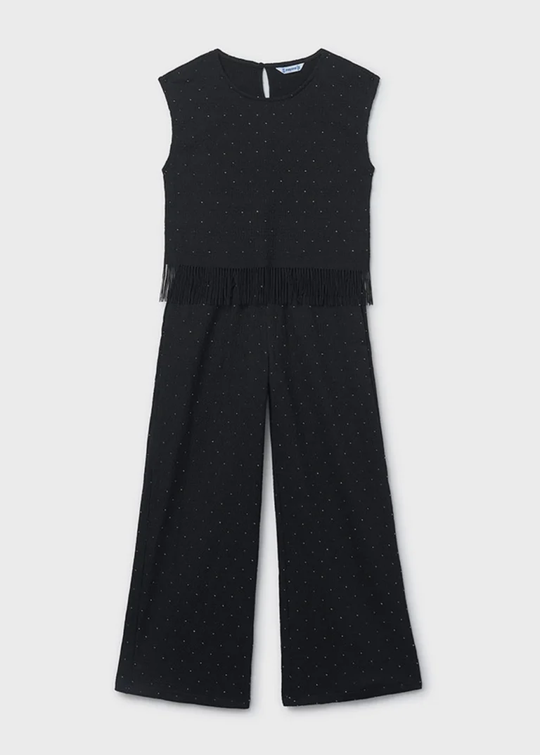 mayoral Σετ παντελονι μακρυ στρας 26 6558 92 Μαύρο