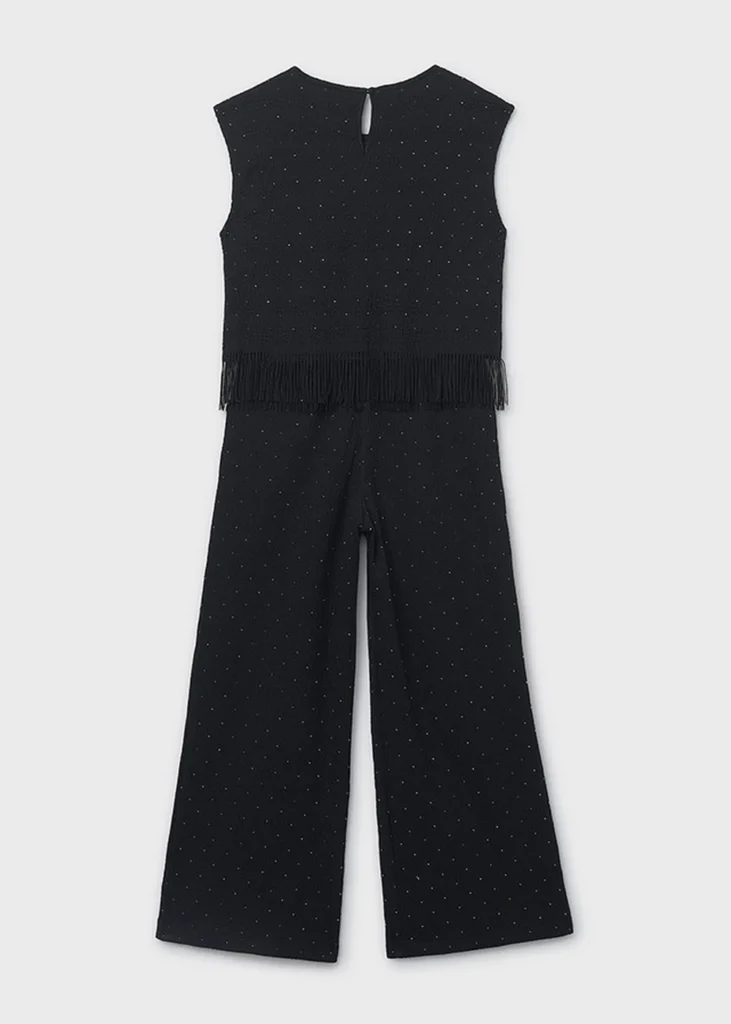 mayoral Σετ παντελονι μακρυ στρας 26 6558 92 Μαύρο