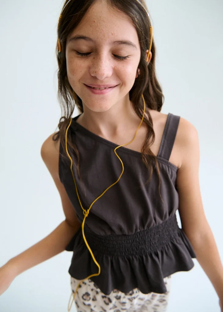 mayoral Σετ παντελονι μακρυ Σταμπωτό 26 6561 20 Γκρι