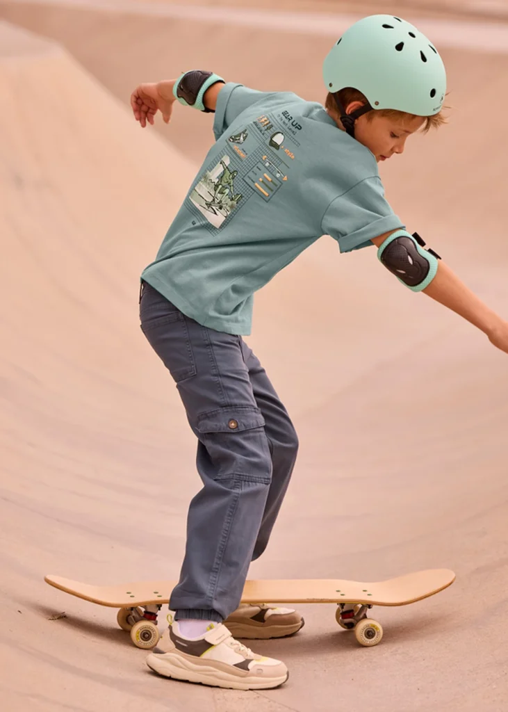 mayoral Παντελονι cargo 26 6566 92 Πράσινο ανοιχτό