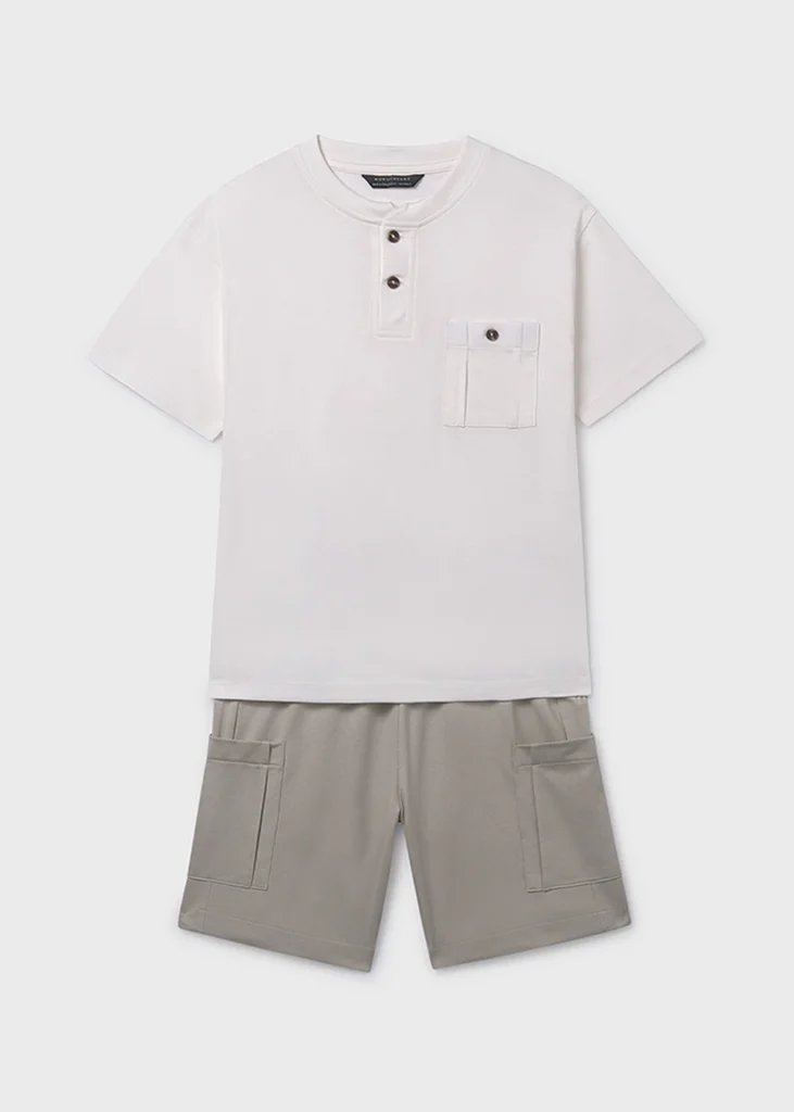 mayoral Σετ μακο γιακας 26 6686 35 Μπεζ