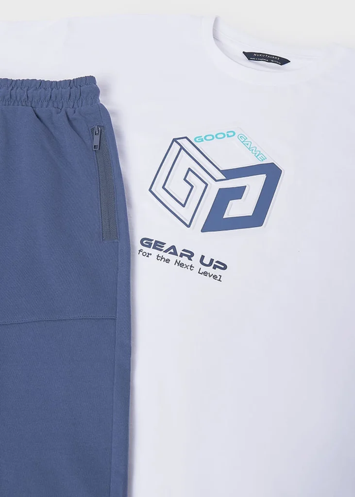 mayoral Σετ μακο αναγλυφο 26 6690 45 Λευκό