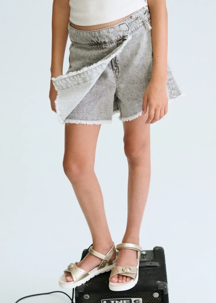 mayoral Φουστα παντελονι Τζιν 26 6903 39 Γκρι