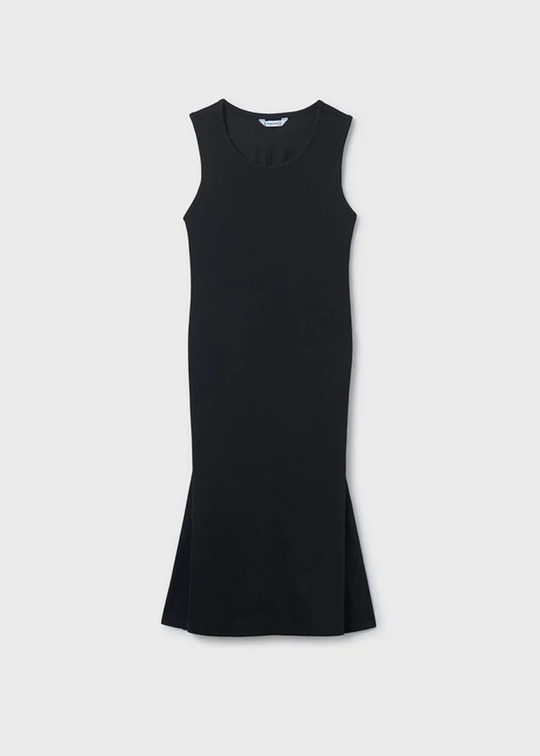 mayoral Φορεμα Ριγέ midi 26 6914 78 Μαύρο