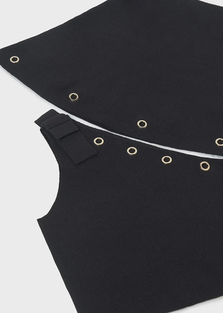 mayoral Σετ φουστα πλεκτη τρουκς 26 6918 14 Μπεζ σκούρο