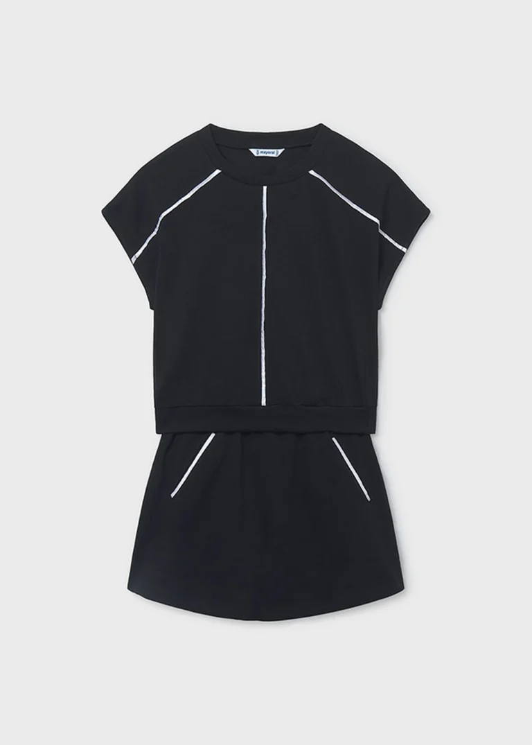 mayoral Σετ φουστα μακο διακοσμ ραφες 26 6919 62 Μαύρο