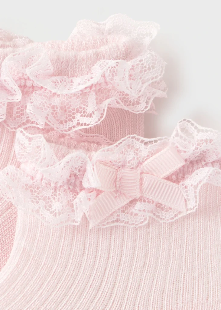 mayoral Καλτσακι βολαν 26 9061 59 Ροζ μπεμπέ