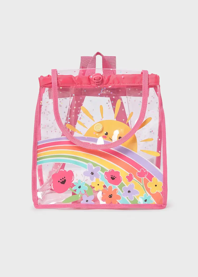 mayoral Διαφανές σακίδιο μωρό Κωδ. 26 09088 053 Ροδακινί