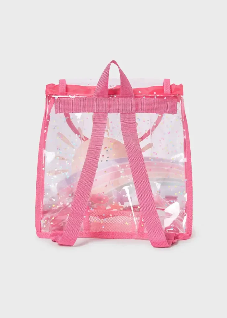 mayoral Διαφανές σακίδιο μωρό Κωδ. 26 09088 053 Ροδακινί
