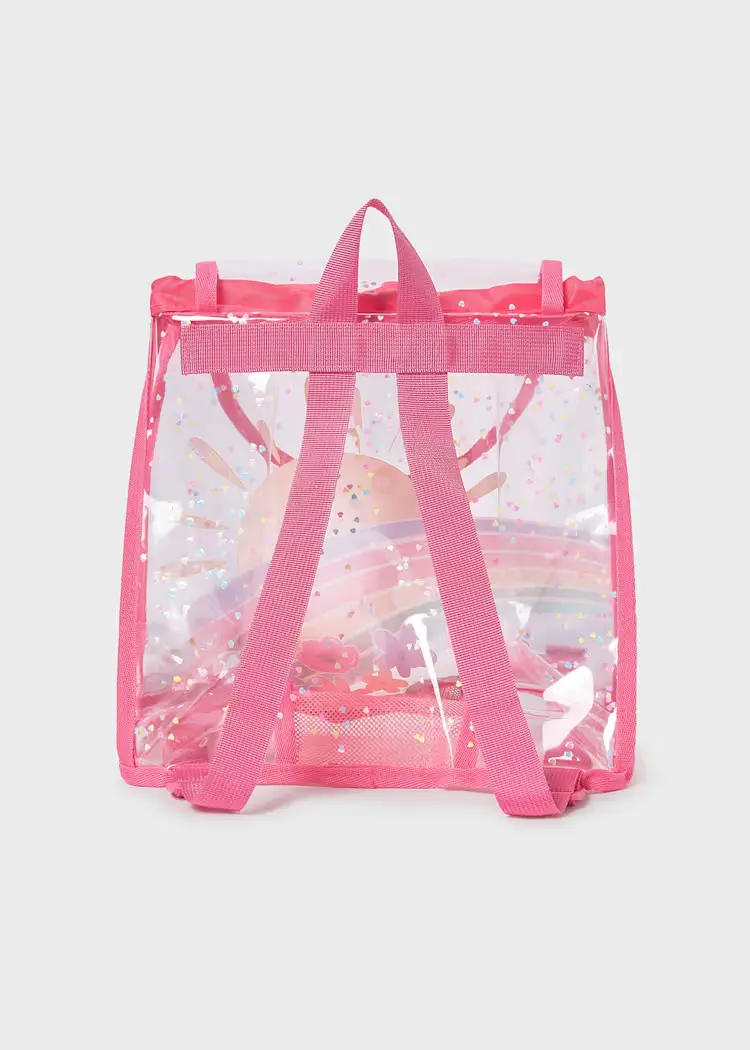 mayoral Διαφανές σακίδιο μωρό Κωδ. 26 09088 053 Ροδακινί