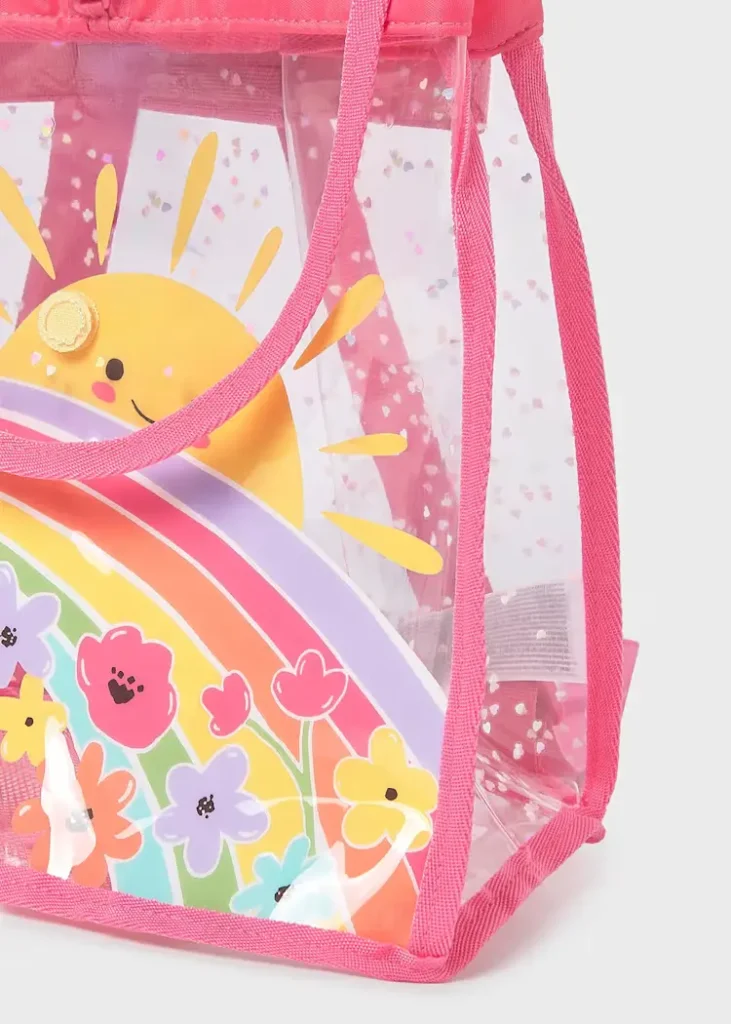 mayoral Διαφανές σακίδιο μωρό Κωδ. 26 09088 053 Ροδακινί