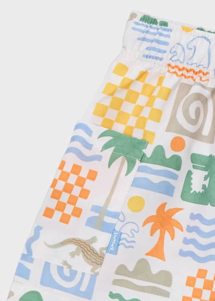 mayoral Μαγιο βερμουδα Σταμπωτό 26 3612 90 Κρεμ