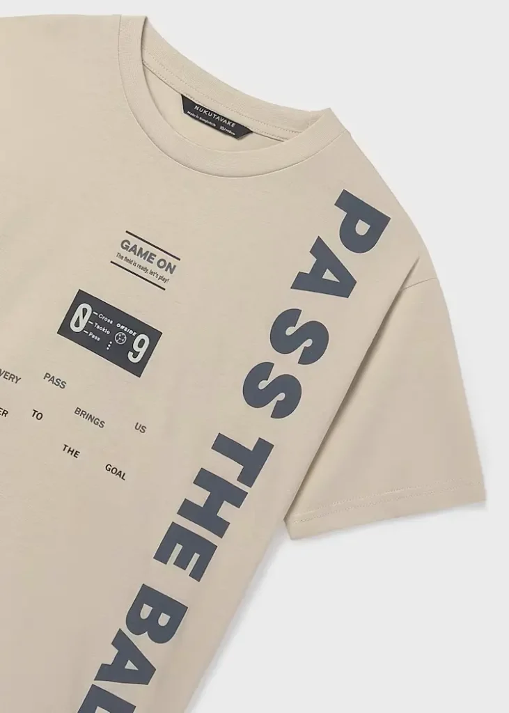 mayoral Μπλουζα κοντομανικη αθλητικη 26 6034 25 Κρεμ