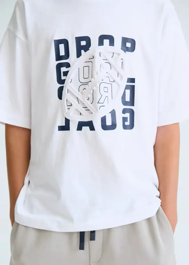 mayoral Μπλουζα κοντ/κη αναγλυφη 26 6037 34 Λευκό