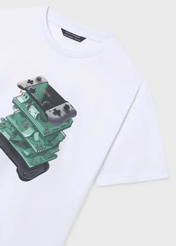 mayoral Μπλουζα κοντομανικη σΤαμπά 26 6033 19 Λευκό