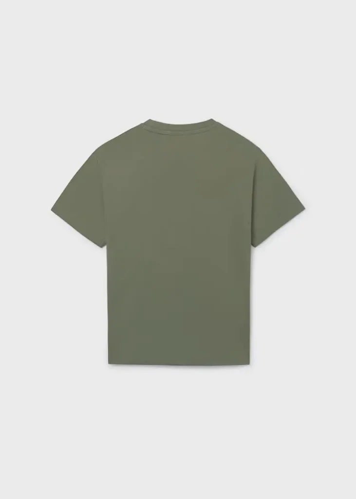 mayoral Μπλουζα κοντομ αναγλυφη επιση 26 6031 78 Πράσινο σκούρο