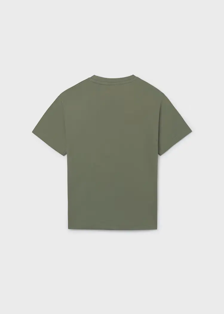 mayoral Μπλουζα κοντομ αναγλυφη επιση 26 6031 78 Πράσινο σκούρο