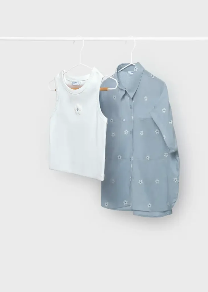 mayoral Μπλούζα και τοπ κορίτσι Κωδ. 26 06159 058 Γαλάζιο