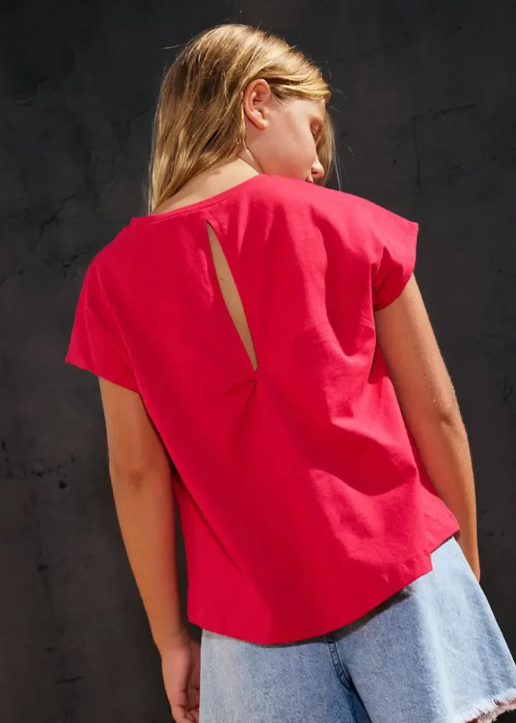 mayoral Μπλουζα κοντομανικη σχεδιο 26 6010 10 Κερασί