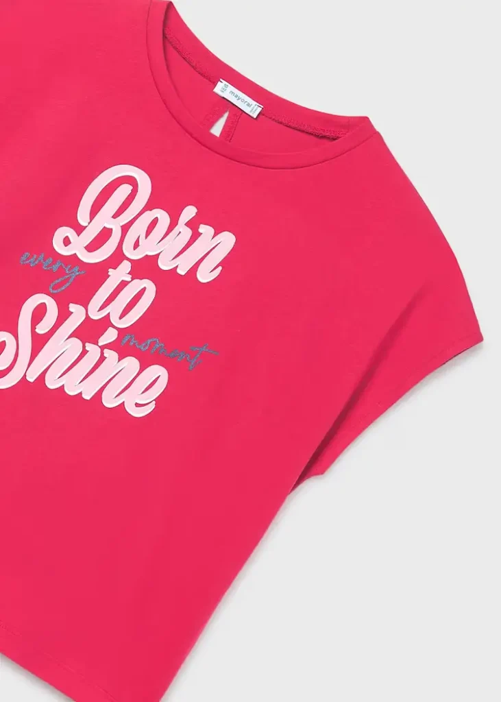 mayoral Μπλουζα κοντομανικη σχεδιο 26 6010 10 Κερασί