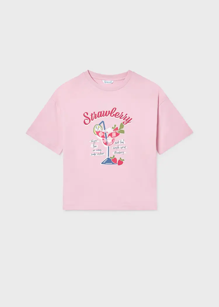 mayoral Μπλουζα κοντομανικη σχεδιο 26 6011 15 Ρουζ