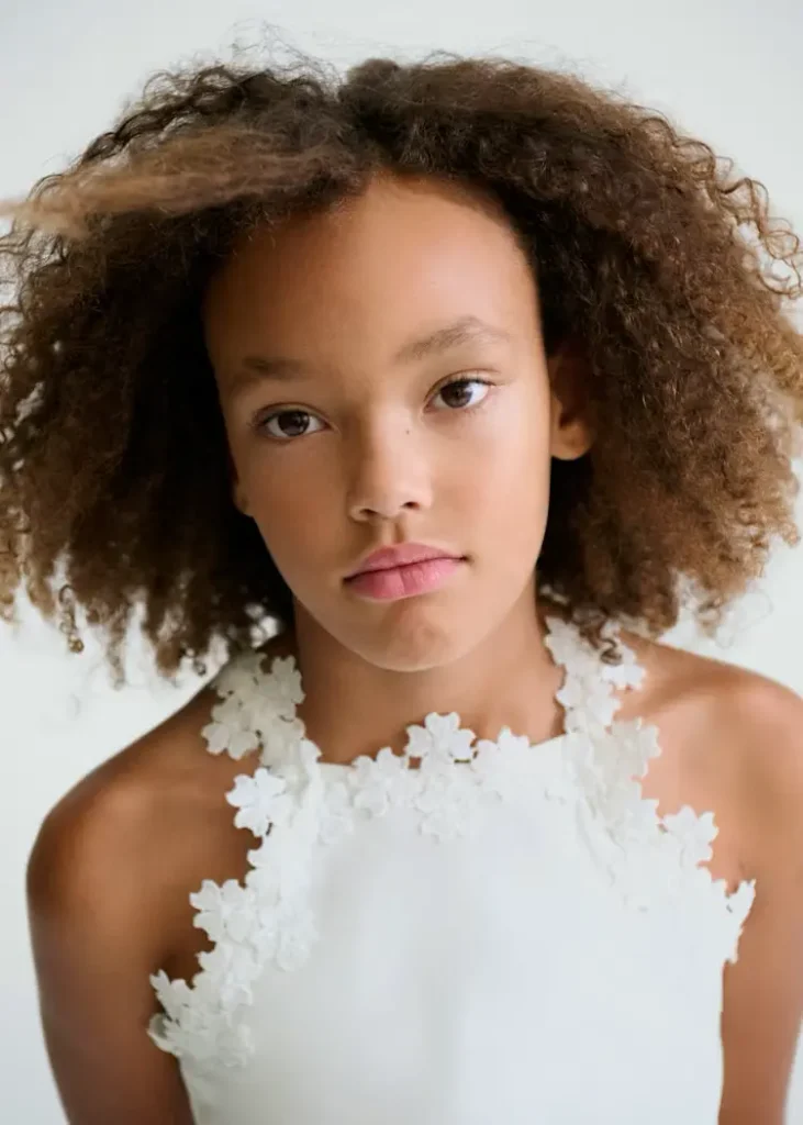 mayoral Μπλούζα με λεπτομέρειες λουλούδια κορίτσι Κωδ. 26 06015 019 Λευκό