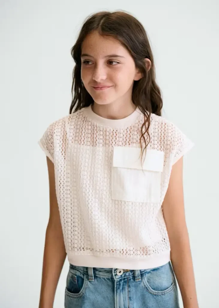 mayoral Μπλούζα τοπ κορίτσι Κωδ. 26 06160 061 Μπεζ