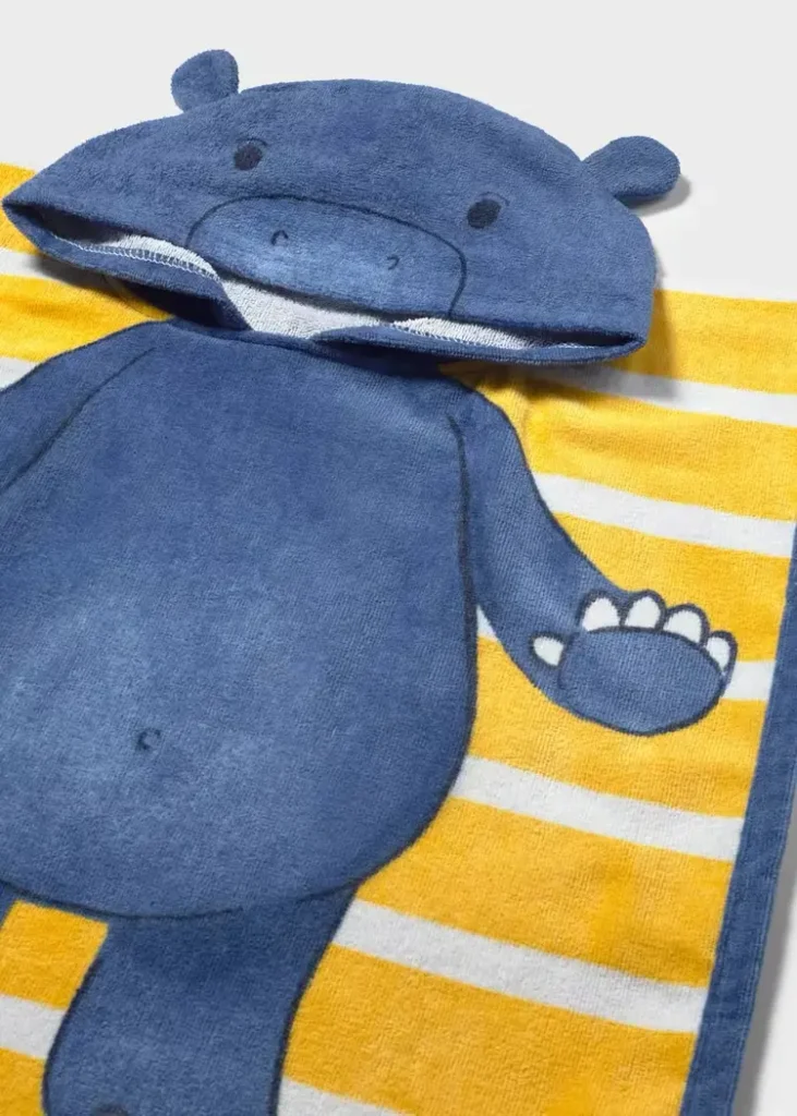 mayoral Πετσέτα παραλίας κουκούλα μωρό Κωδ. 26 10164 095 Μπλε