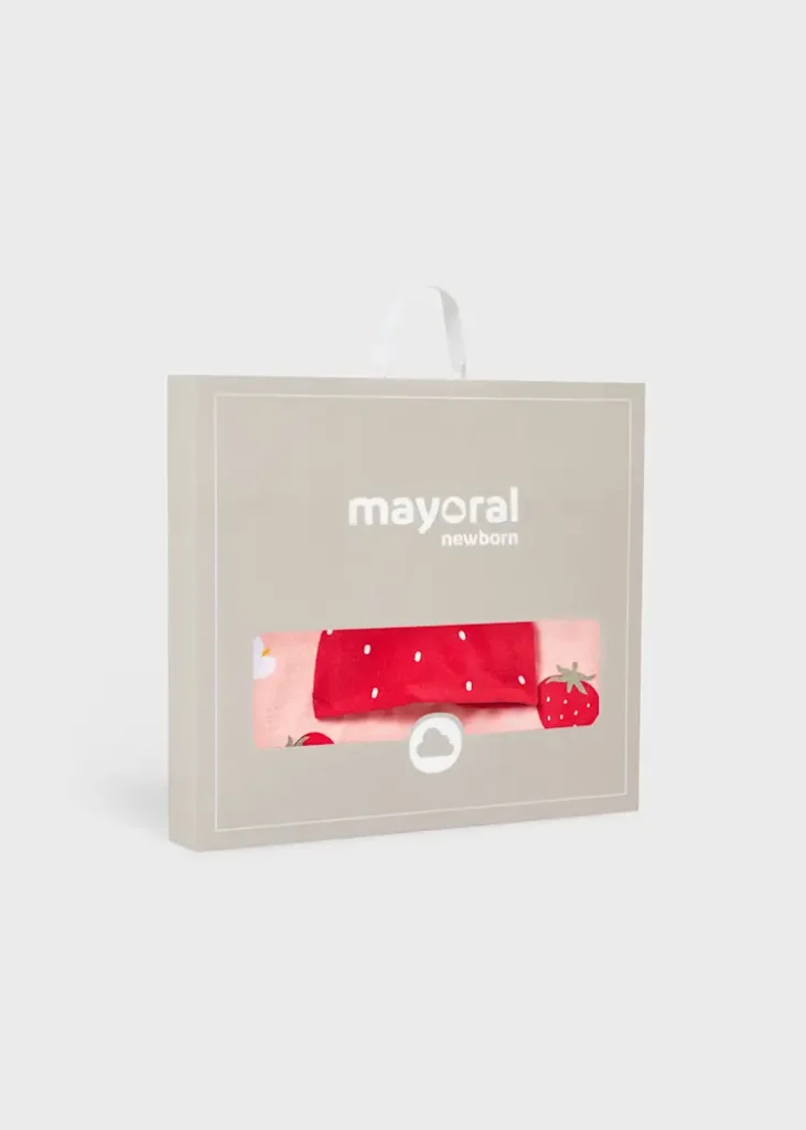 mayoral Πετσέτα παραλίας κουκούλα μωρό Κωδ. 26 09113 069 Κόκκινο