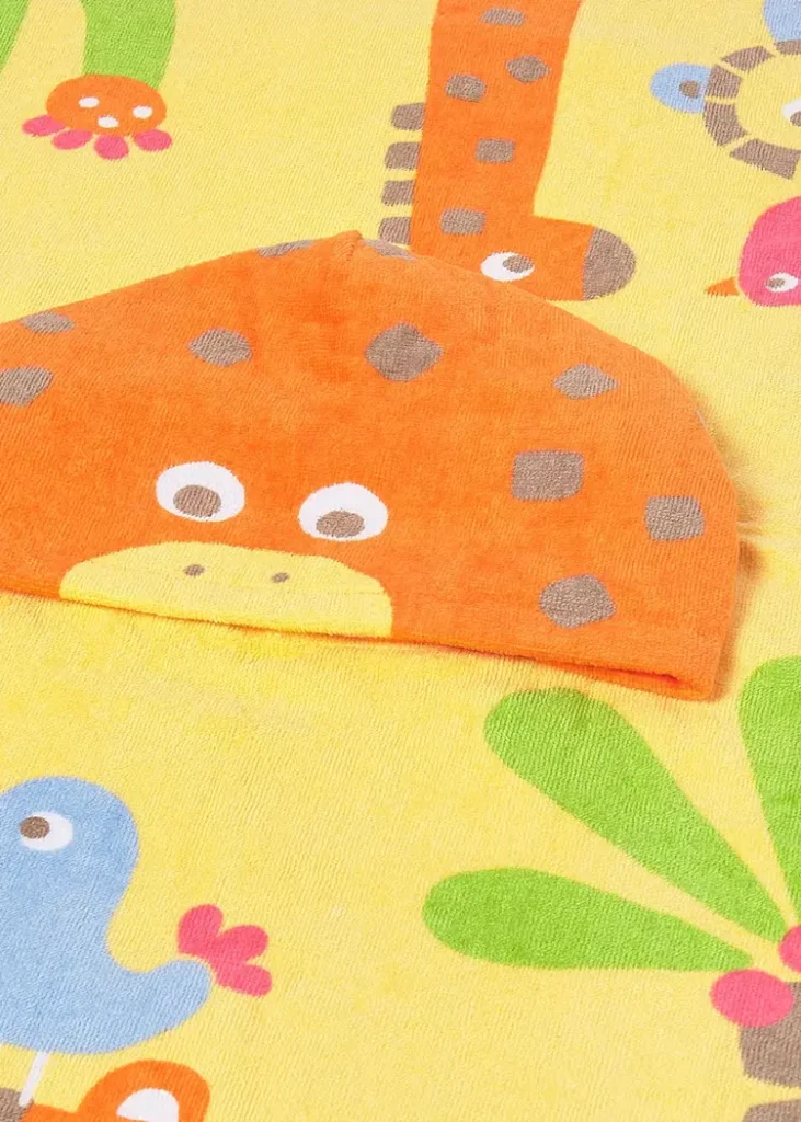 mayoral Πετσέτα παραλίας κουκούλα μωρό Κωδ. 26 09113 070 Μουσταρδί