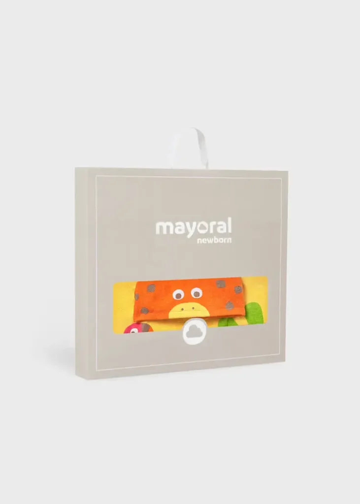 mayoral Πετσέτα παραλίας κουκούλα μωρό Κωδ. 26 09113 070 Μουσταρδί