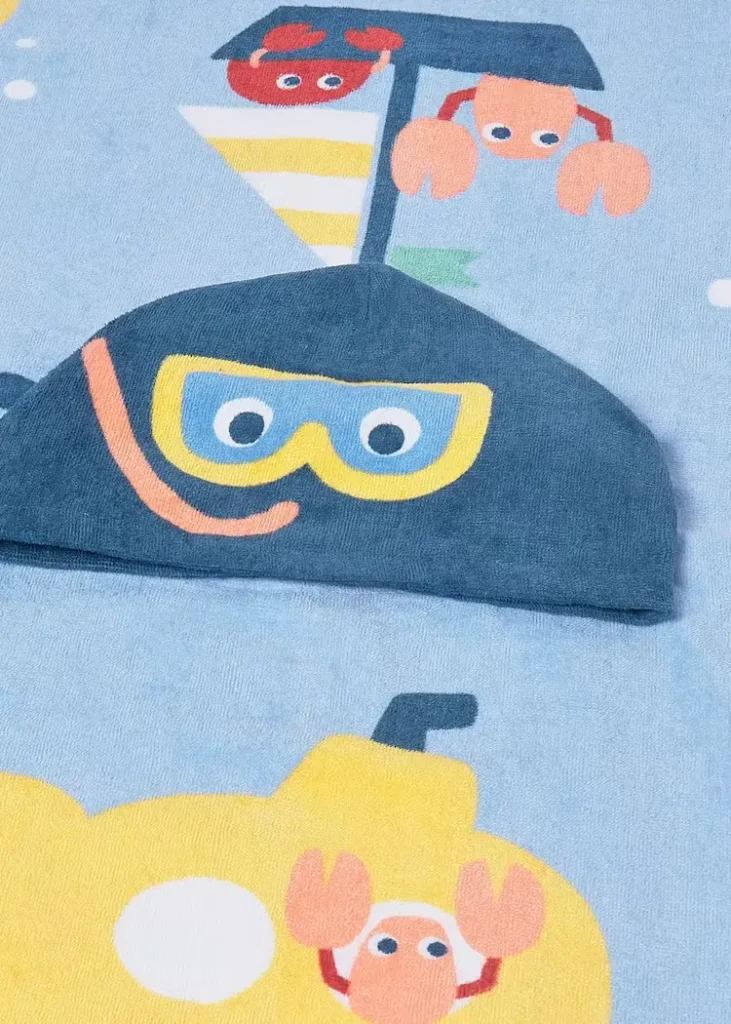 mayoral Πετσέτα παραλίας κουκούλα μωρό Κωδ. 26 09114 074 Μπλε