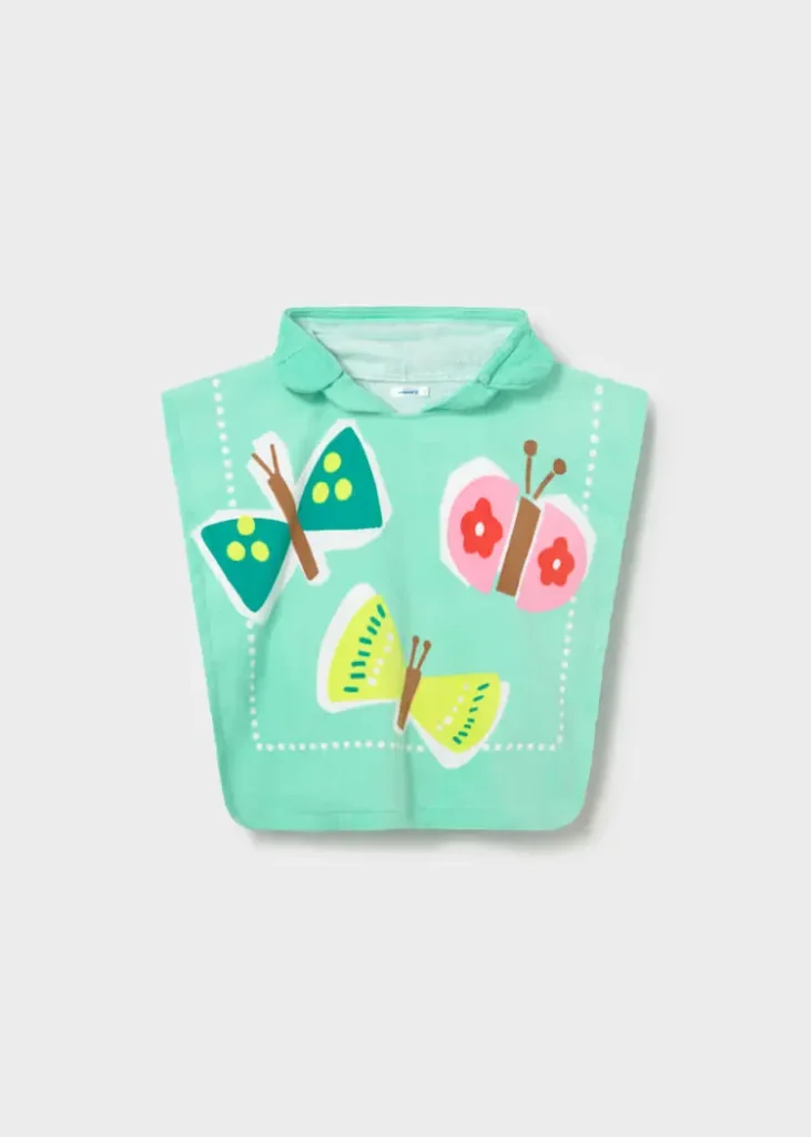 mayoral Πετσέτα παραλίας κουκούλα μωρό Κωδ. 26 10165 069 Τυρκουάζ