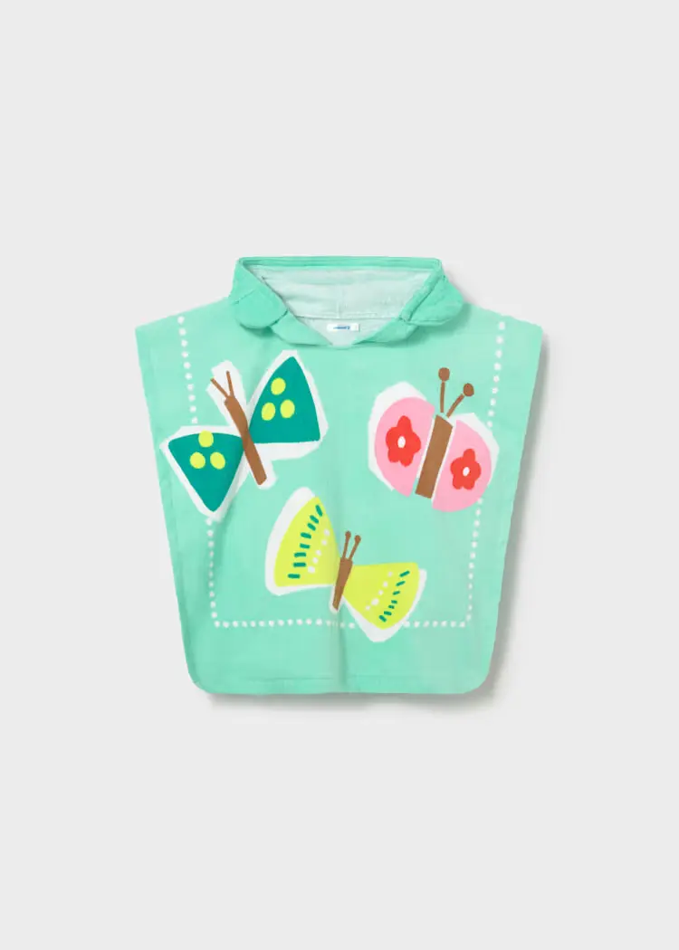 mayoral Πετσέτα παραλίας κουκούλα μωρό Κωδ. 26 10165 069 Τυρκουάζ