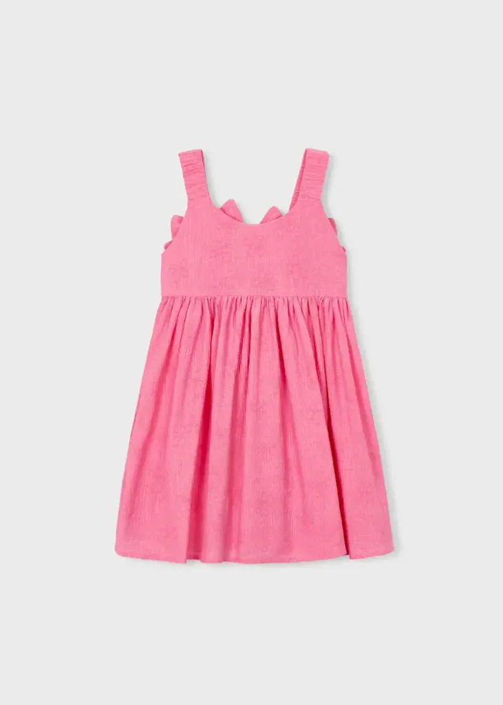 mayoral Φόρεμα αμπιγέ λουλούδια κορίτσι Κωδ. 26 03925 010 Γερανί