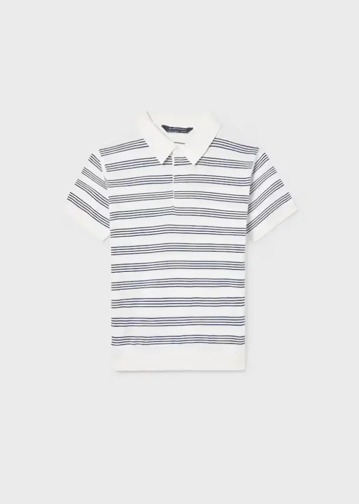 mayoral Πόλο αγόρι Κωδ. 26 06162 046 Κρεμ / Μπλε