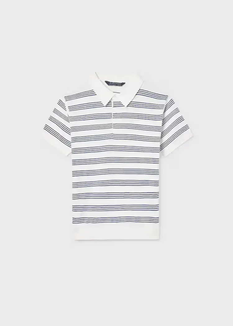 mayoral Πόλο αγόρι Κωδ. 26 06162 046 Κρεμ / Μπλε