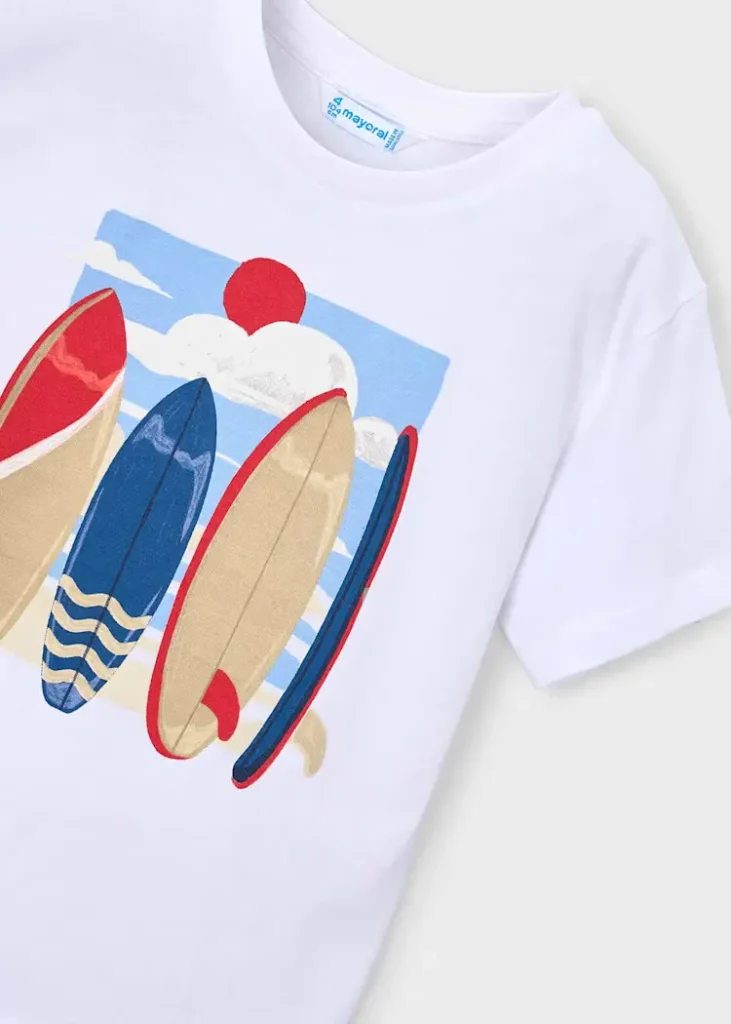 mayoral Σετ μακο κοντομανικο τιραντες 26 3603 30 Λευκό / Μπλε