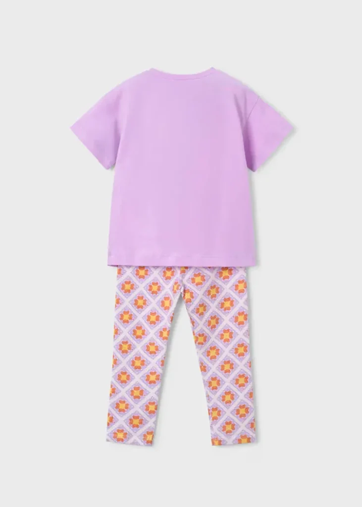 mayoral Σετ κολαν Σταμπωτό 26 3727 39 Λιλά