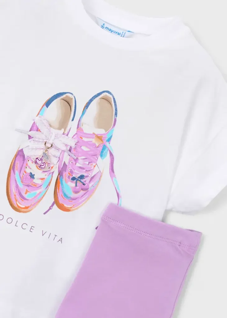 mayoral Σετ κολαν ποδηλατικο 26 3731 20 Λιλά