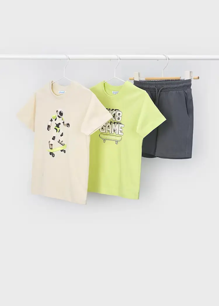 mayoral Σετ μακο ρομποτ 26 3604 34 Κίτρινοπράσινο