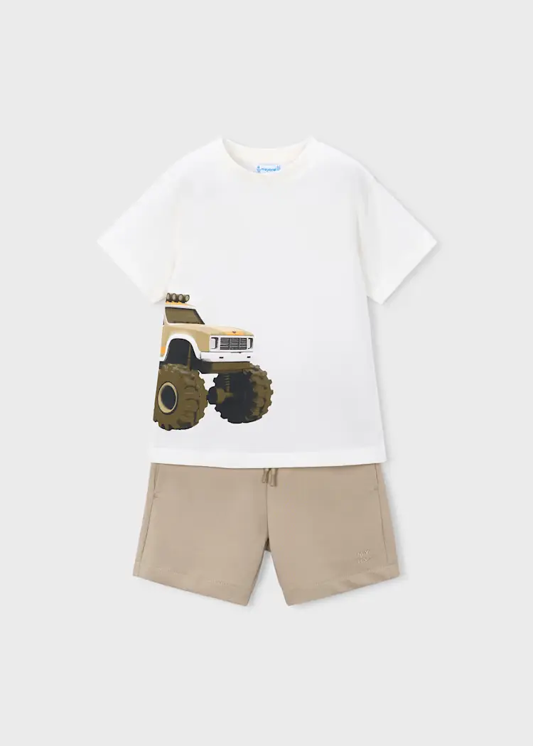 mayoral Σετ μακο σΤαμπά 26 3605 41 Καφέ ανοιχτό