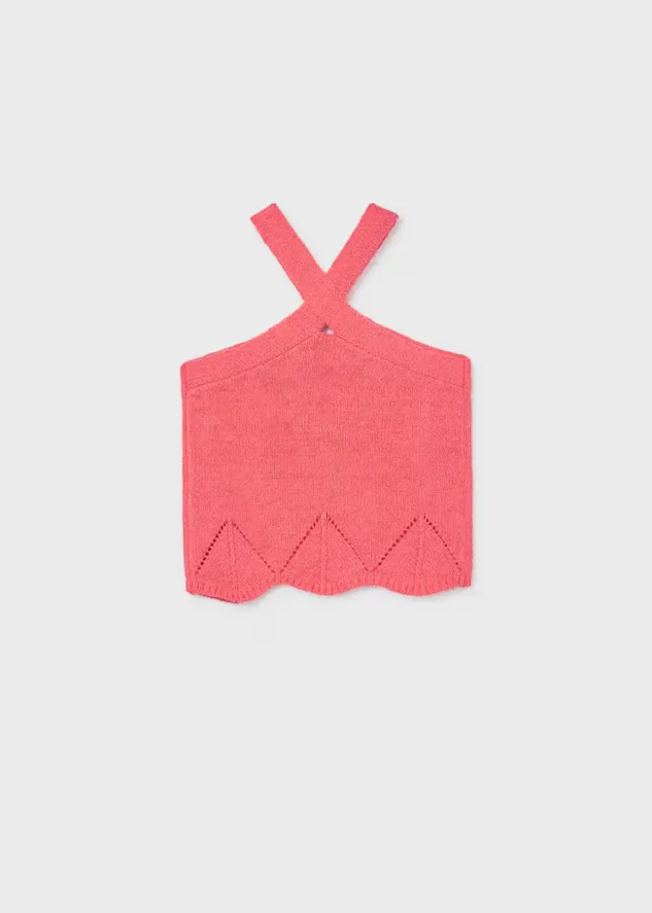 mayoral Τοπ πλεκτο halter 26 6024 44 Κοραλί