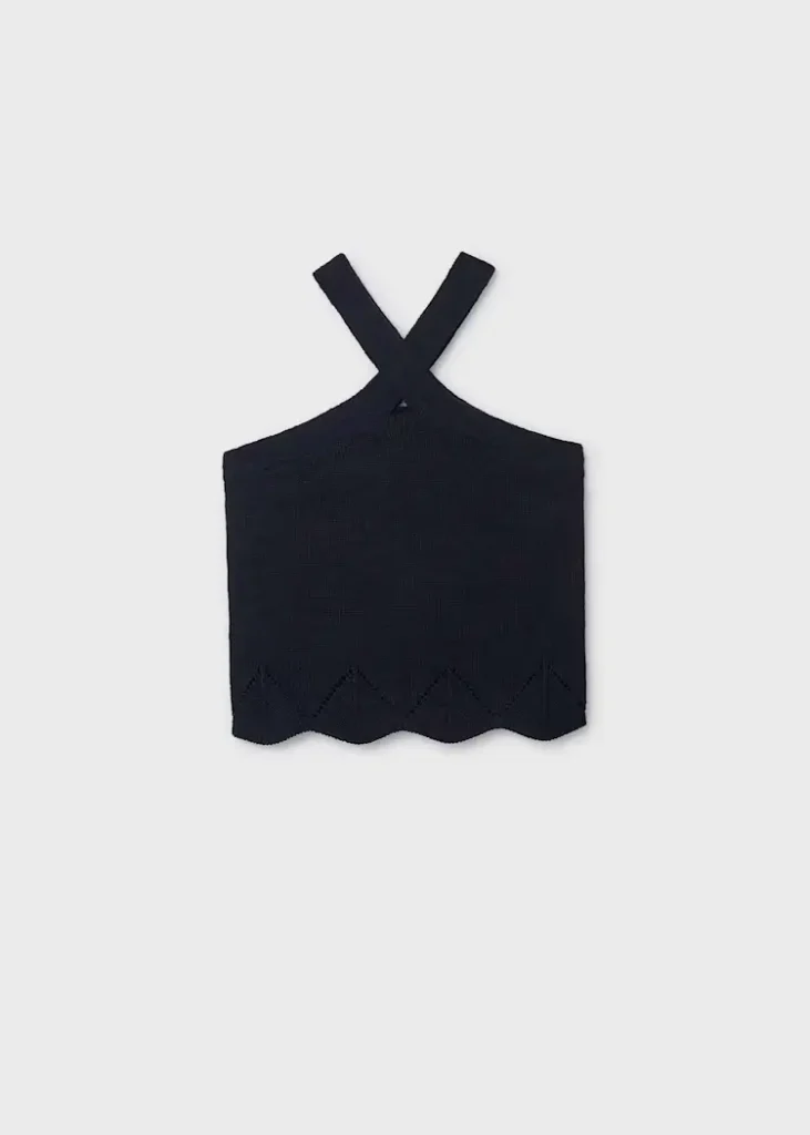 mayoral Τοπ πλεκτο halter 26 6024 46 Μαύρο